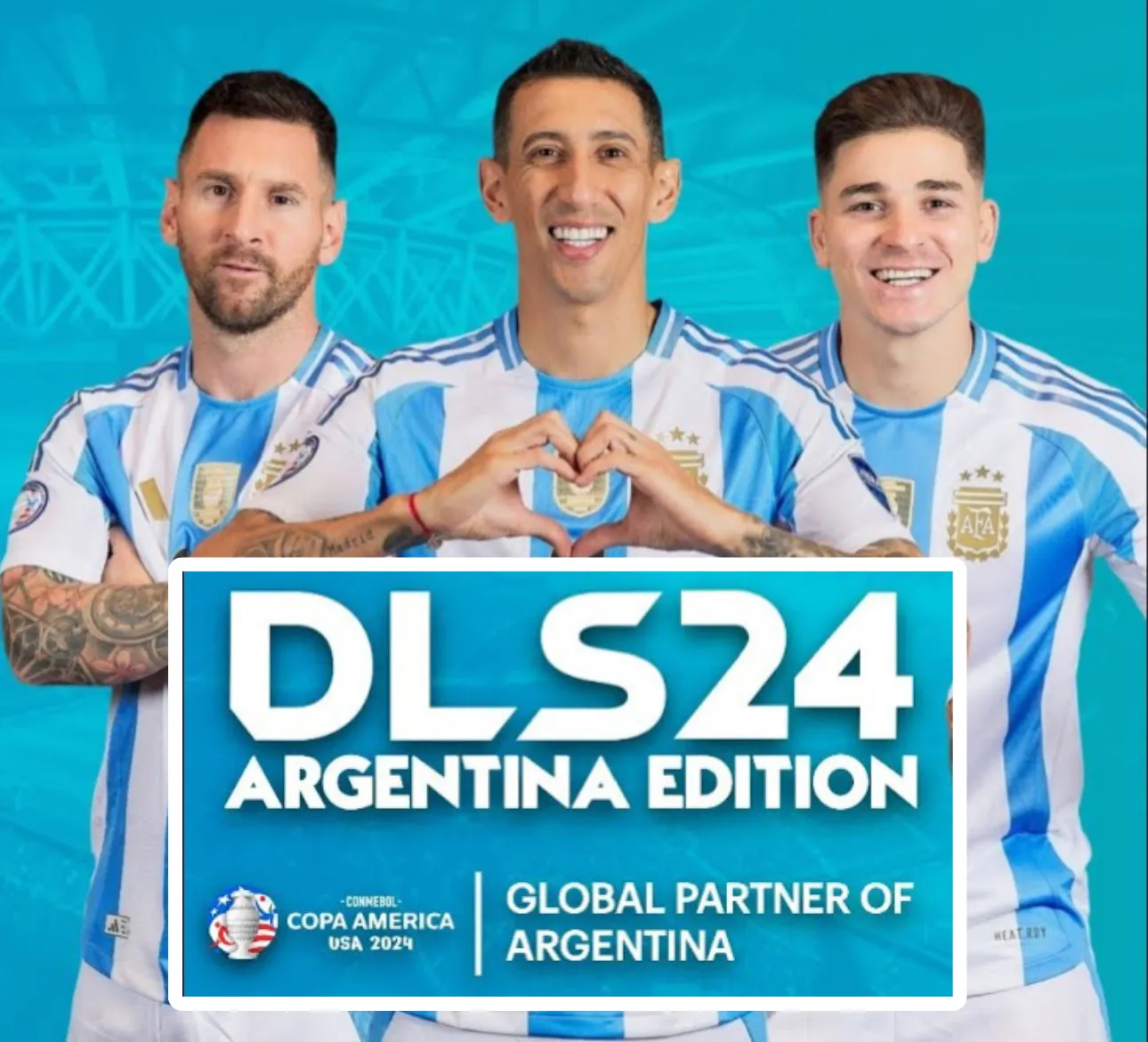 تنزيل دريم ليج الأرجنتين 2025 بآخر الأطقم – DLS 25 Argentina Edition