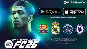 تحميل لعبة FIFA 2026 Mod FIFA 14 للاندرويد من ميديا فاير بحجم صغير