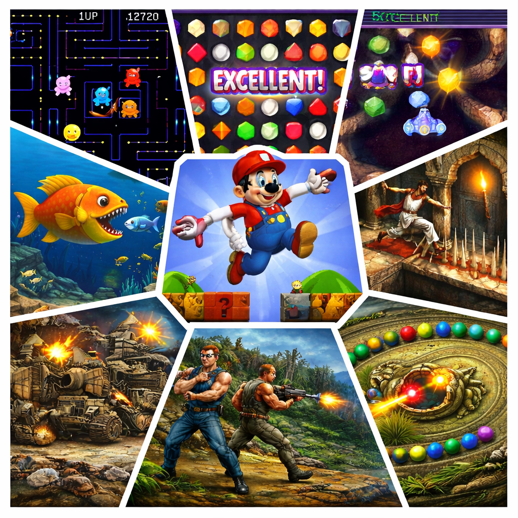 ألعاب الكمبيوتر القديمة