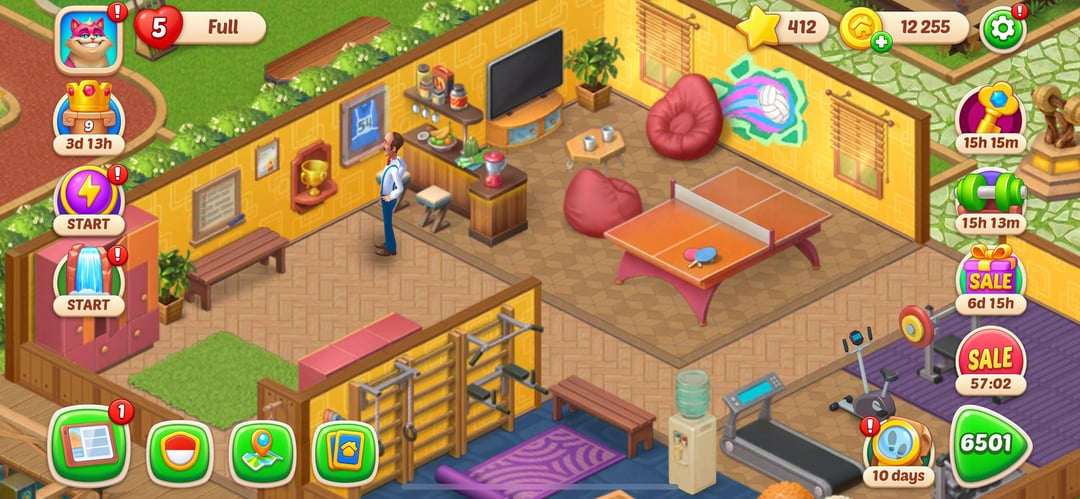 Background تحميل لعبة Homescapes للاندرويد Apk أخر إصدار 2026 مجانا 