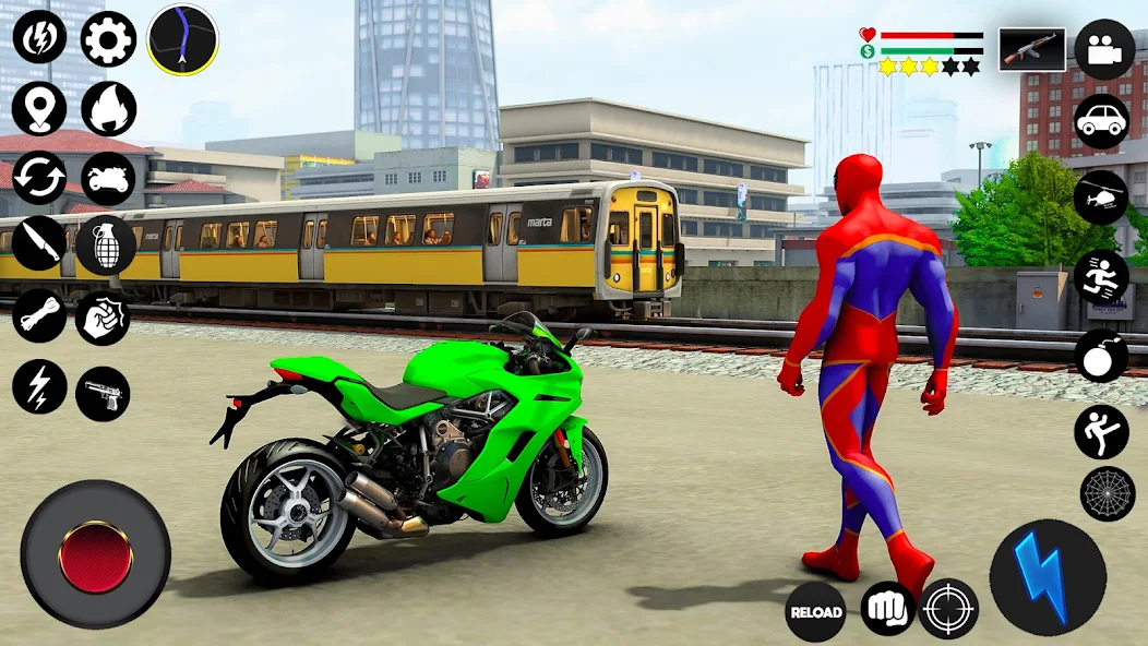 Background تحميل Flying Spider – Hero Man Games سبايدر مان للأندرويد آخر إصدار 