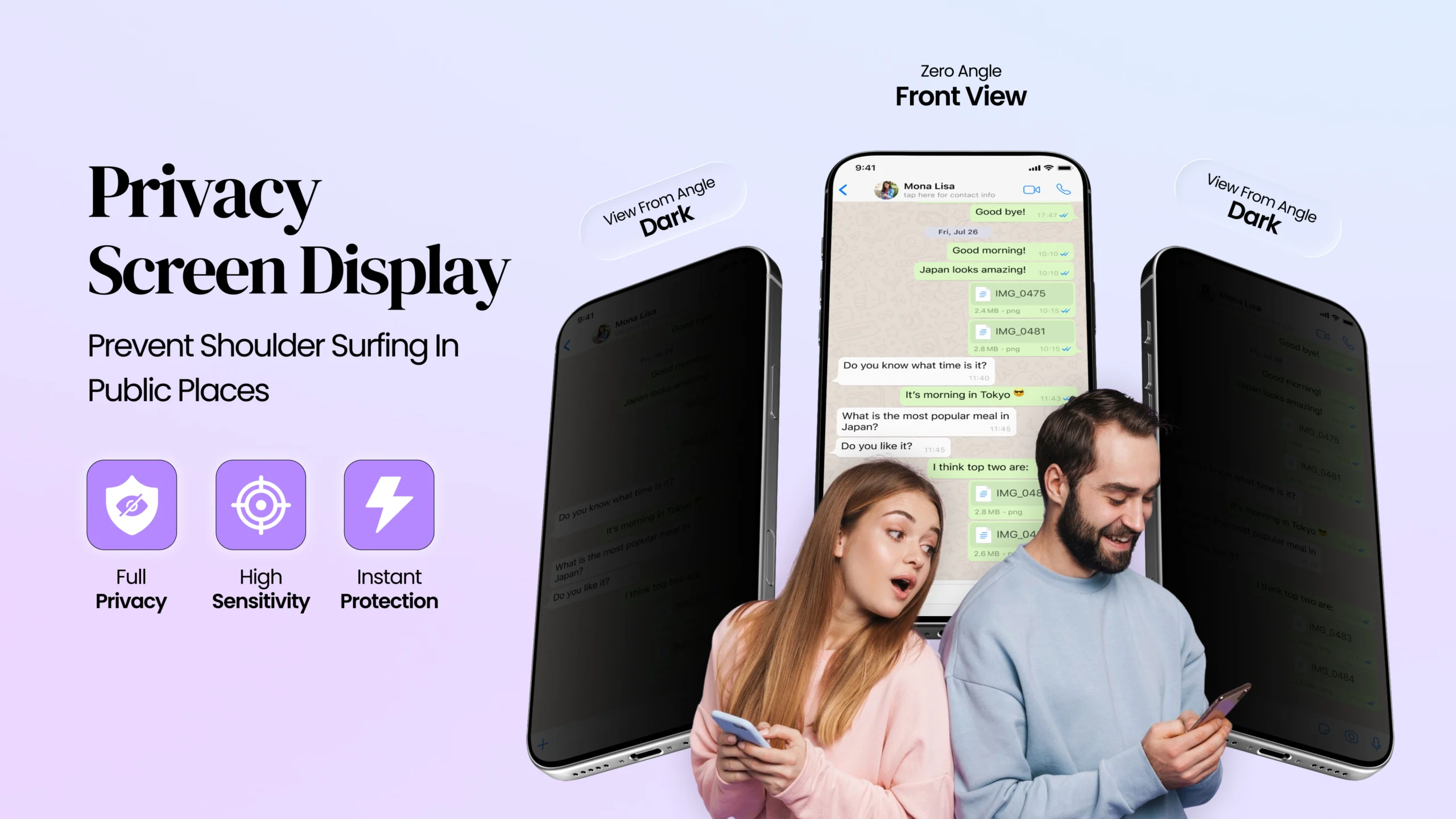 Background تحميل Screen Guard للأندرويد لإخفاء الشاشة وحماية الخصوصية من المتطفلين 